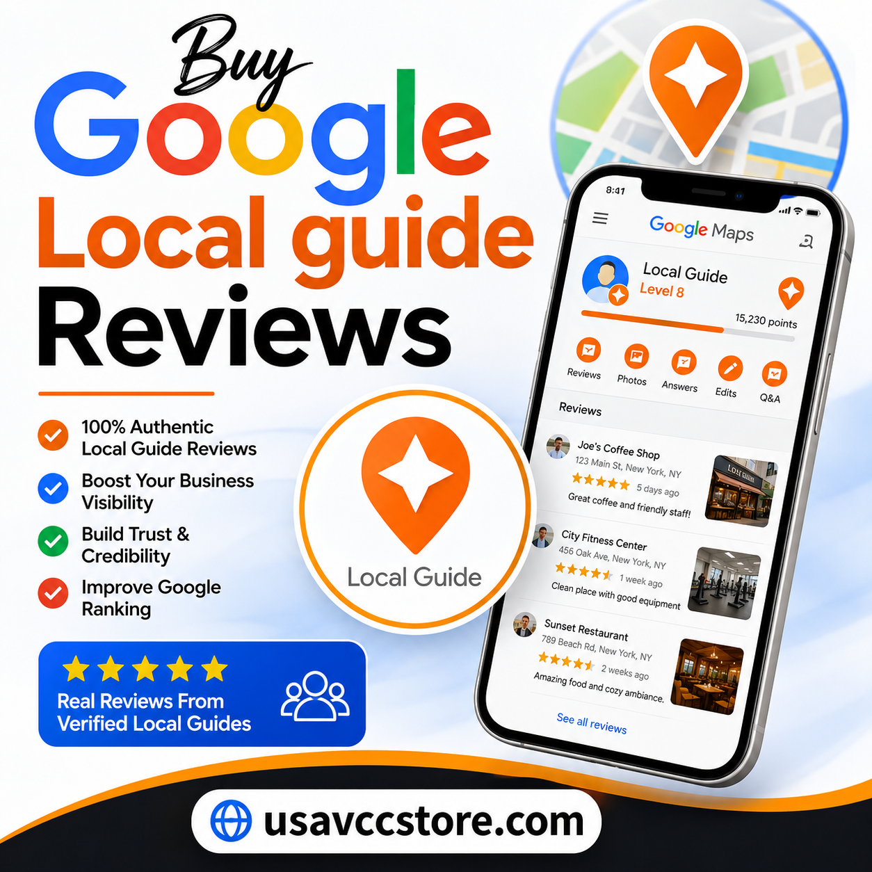 Buy Google Local Guide Reviews
